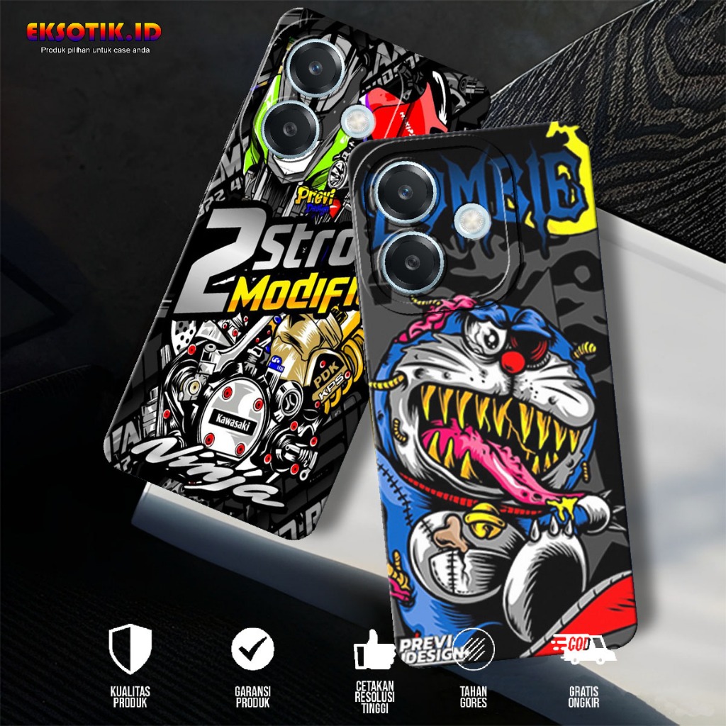 เคส OPPO A5i - เคสโทรศัพท์ OPPO A5i - เคสแฟชั่นล่าสุด - OPPO A5i Silicone - Cool Cute Motif - เคส OP