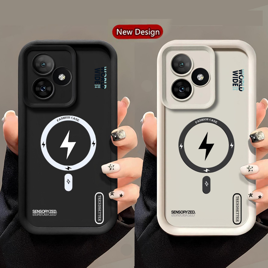 Softcase ยาง Realme C61 C63 C53 C51 C51s - ปลอก Hp Realme C61 C63 C53 C51 C51s - เคส Hp Realme C61 C