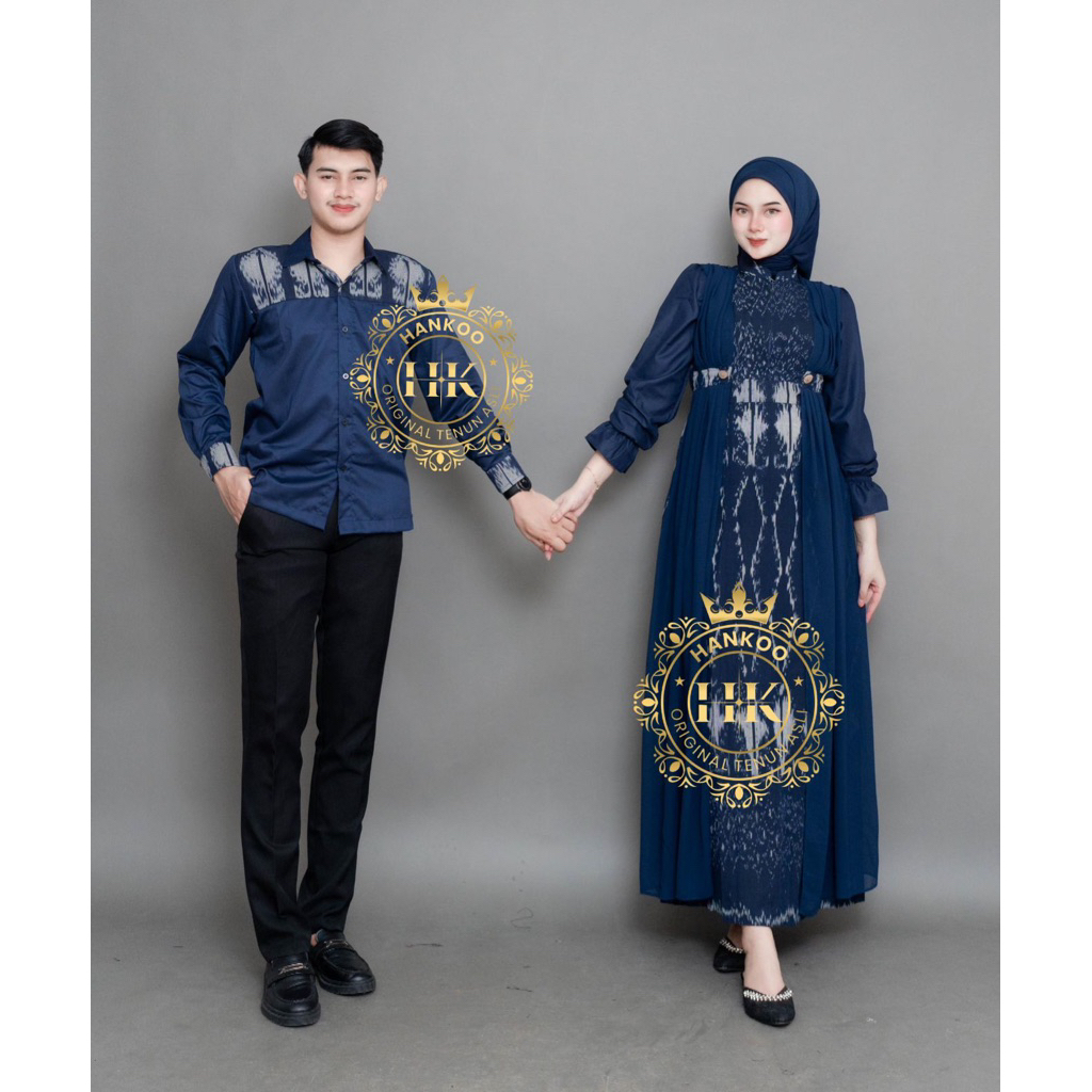 A-LEA NAVY COUPLE WOVEN CLOTHES - COUPLE CLOTHES - WOVEN COUPLE - COUPLE