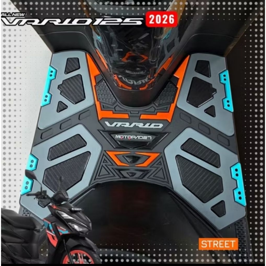 All New Vario 125 2026 Vario 125 Street 2026 MotoPAD27 เสื่อเท้า