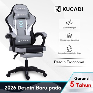 KUCADI Kursi Gaming / Kursi Komputer / Kursi Kantor / Kursi Kerja / Kursi Belajar / Kursi Santai / Kursi Putar / Gaming Chair/ Kursi Hidrolik [ Garansi lima tahun ]