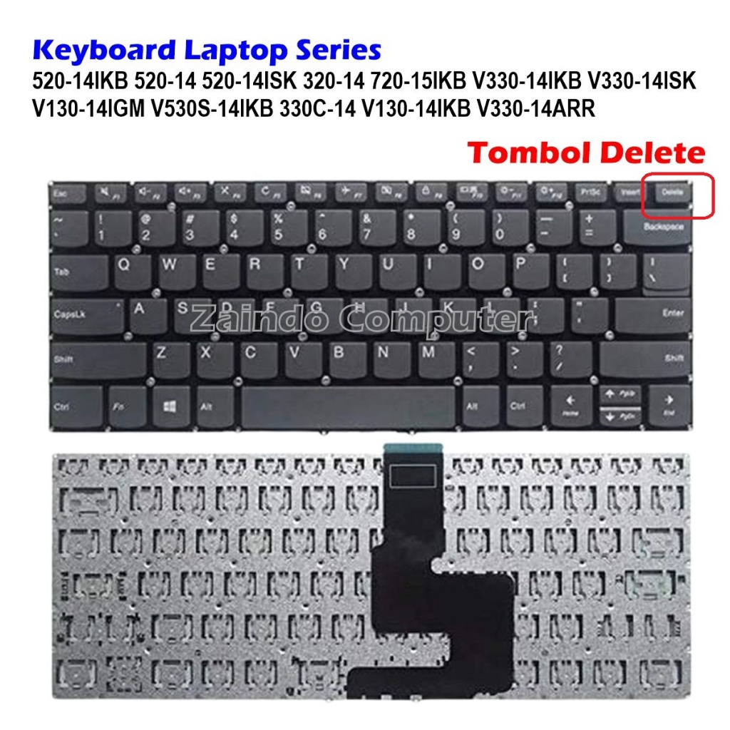 คีย์บอร์ด LENOVO IDEAPAD YOGA 520-14IKB 520-14 520-14ISK 320-14 720-15IKB V330-14ISK V130-14IGM V530