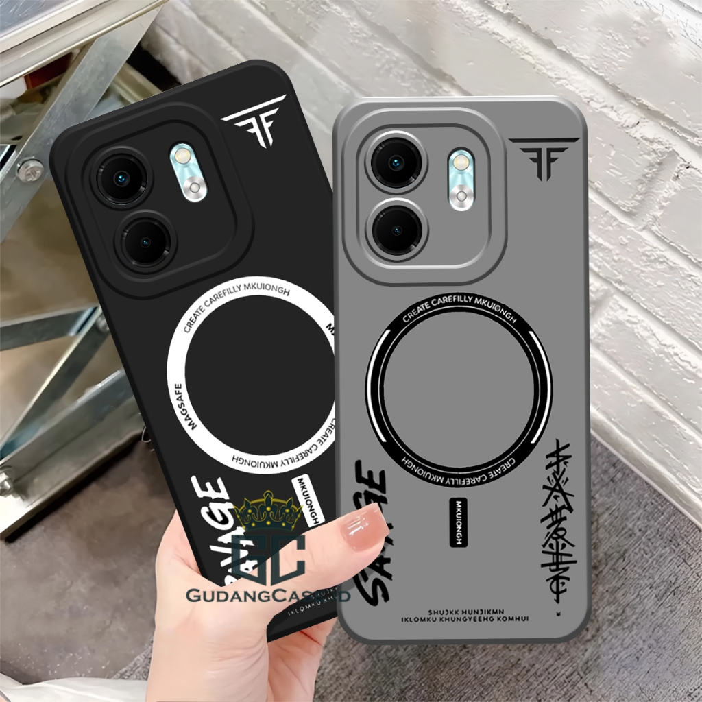 Infinix Hot 50i / Smart 9 / Smart 9 HD Case ปลอกยืดหยุ่น Procamera Modern Circle Motif
