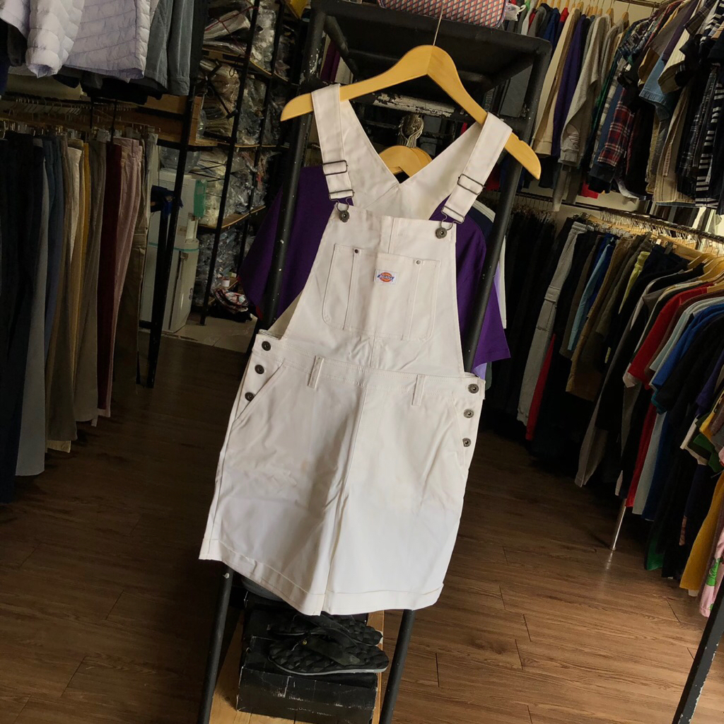 OVERALL DIK RELAXED สีขาว