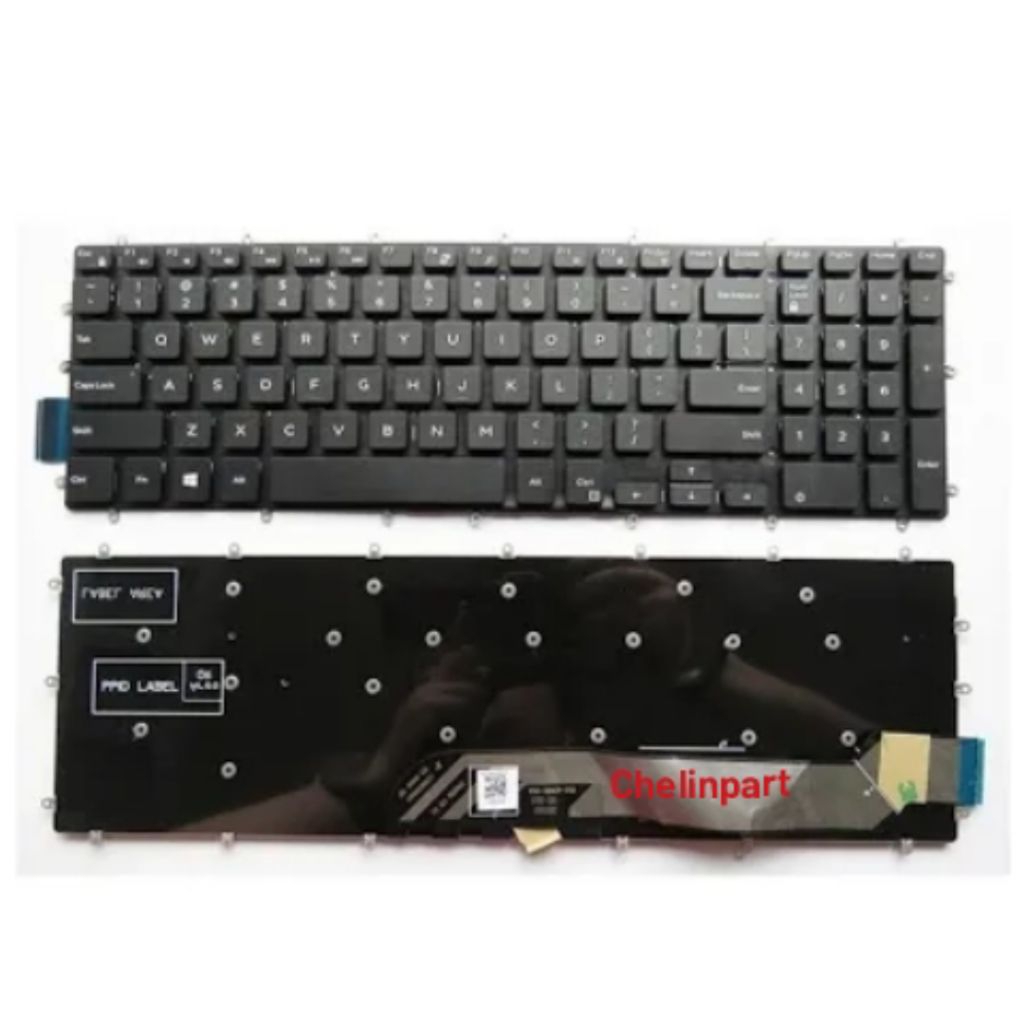 แป้นพิมพ์ Inspiron Dl 15-5565 15 5567 7566 7567 7000 7460 P65F Non Backlight