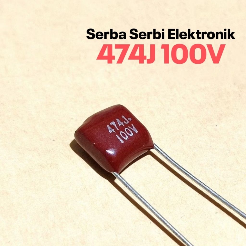 MYLAR 474 100V MILAR 474J 100V 470K 470N 100V CAPACITOR