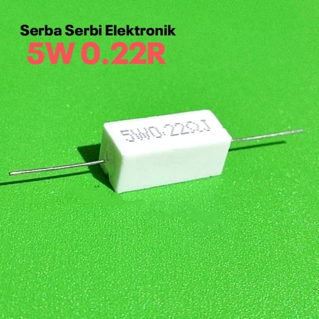 5W 5WATT 0.22 0R22 0.22R OHM ROHS RESISTOR