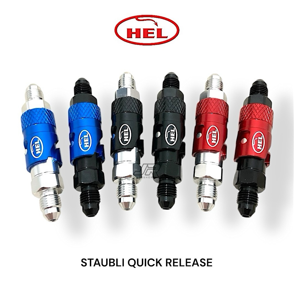 Staubli dây phanh nhanh tháo HEL Aluminium CNC Original / JR Motoshop