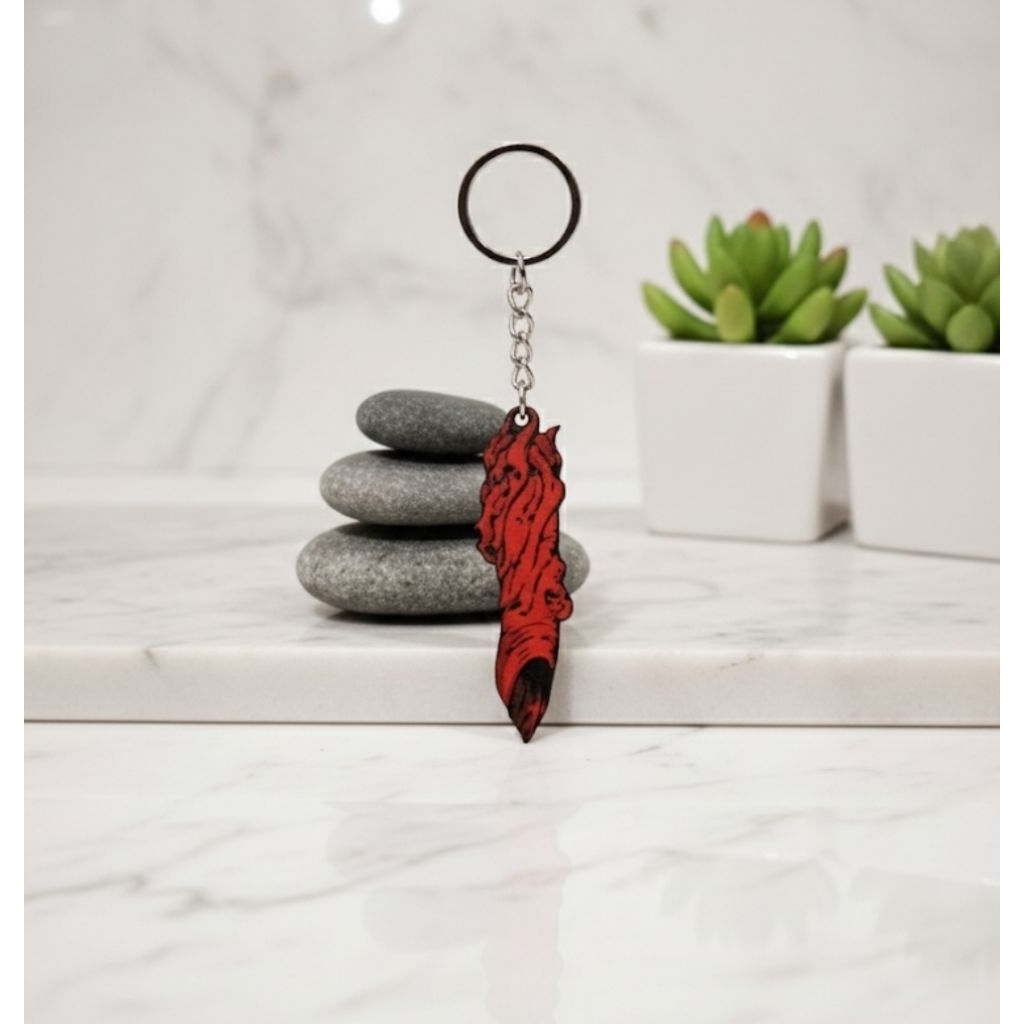 Sukuna พวงกุญแจนิ้วมือ Sukuna Finger - Jujutsu Kaisen 3D พิมพ์อะนิเมะอุปกรณ์เสริม