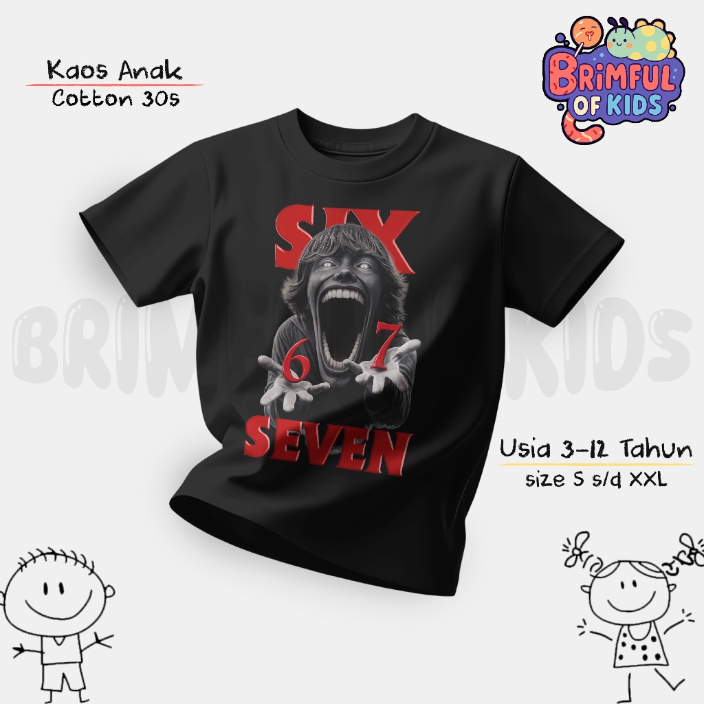 Six Seven Anomali 67 Steal A Brainrot Kids T-Shirt / Anomali Six Seven 67 Kids Top