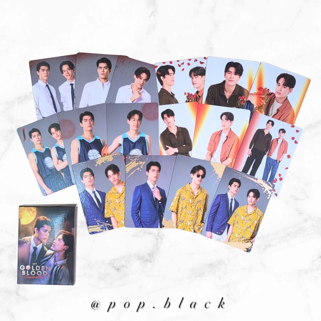 โฟโต้การ์ดอย่างเป็นทางการของ MY GOLDEN BLOOD || JOSS GAWIN || คอลเลกชันโฟโต้การ์ด GMMTV || สินค้าอย่างเป็นทางการ || WTS โฟโต้การ์ดอย่างเป็นทางการ GMMTV || ประเทศไทย || OHIMANON PONDPUWIN JOONGDUNK GEMINIFOURTH WINNYSATANG FORCEBOOKSEA JIMMY EARTHMIX TAYNE