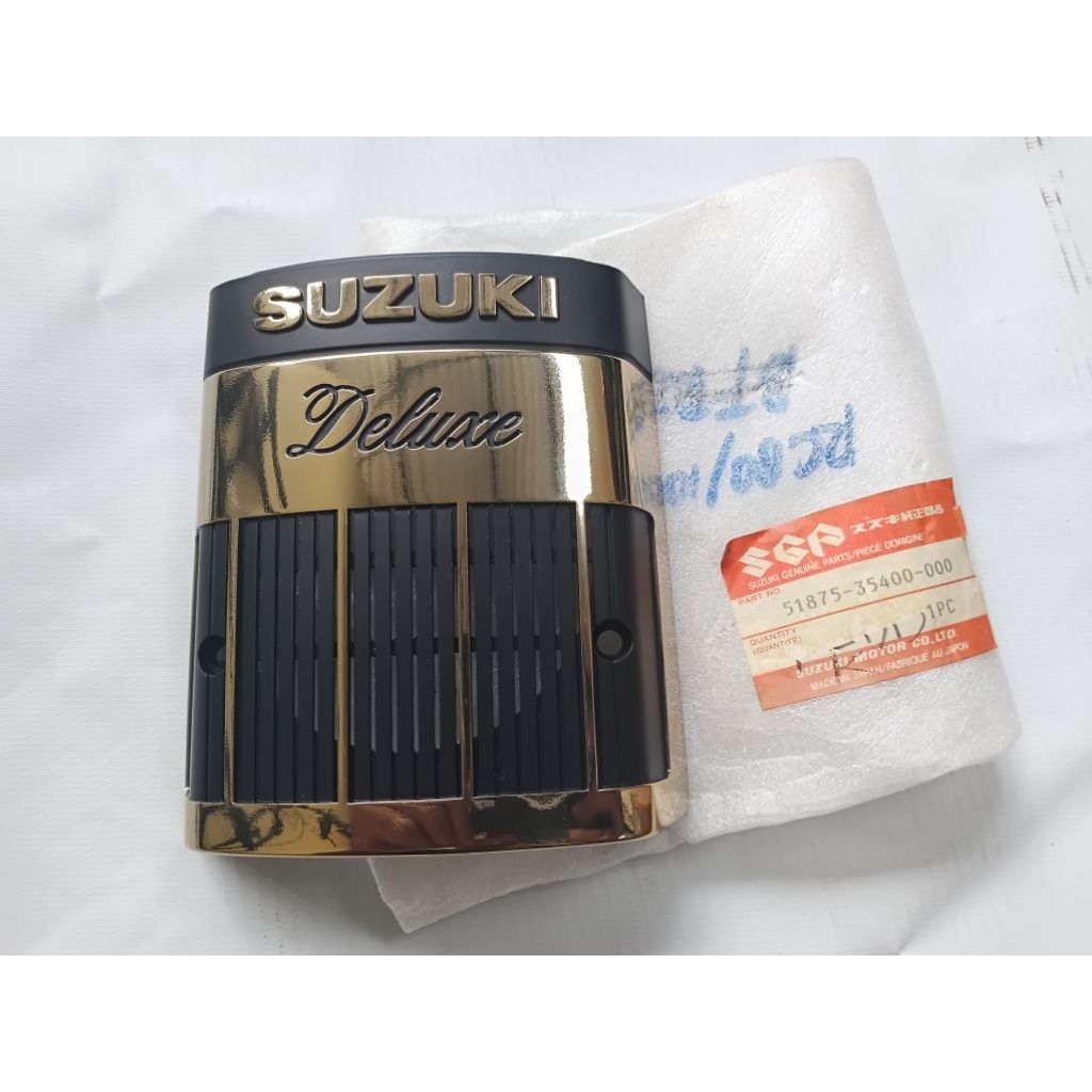 Suzuki RC100 SPIRIT Chest Panel Emblem Original Nos Japan
