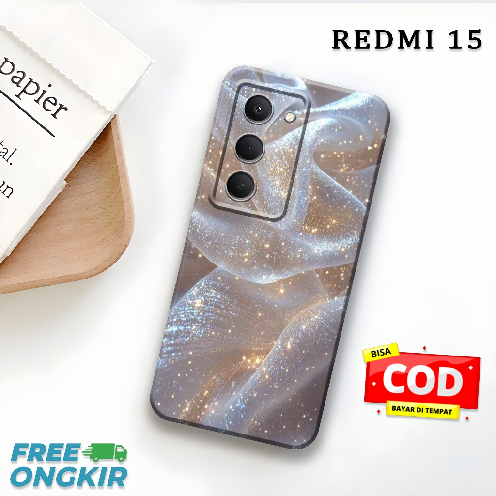 HP เคสโทรศัพท์ Redmi 15 4g ล่าสุด - เคสโทรศัพท์ Redmi 15 4g - Elzora.id - เคสแฟชั่นเคลือบเงา - เคสเด