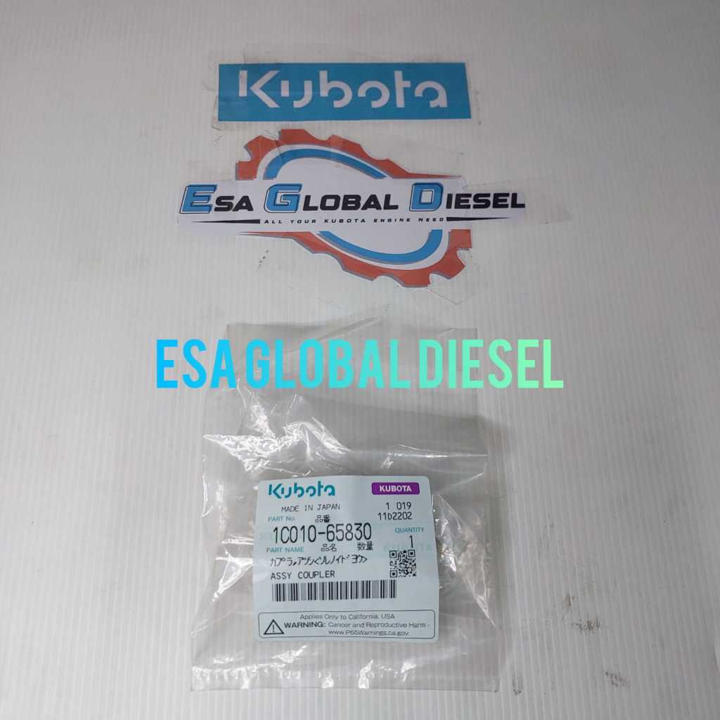 ASSY COUPLER KUBOTA D1005, D1105, D1105-T, D1305, D1503, D1703, D1803, D905, V1305, V1505, V1505, V1