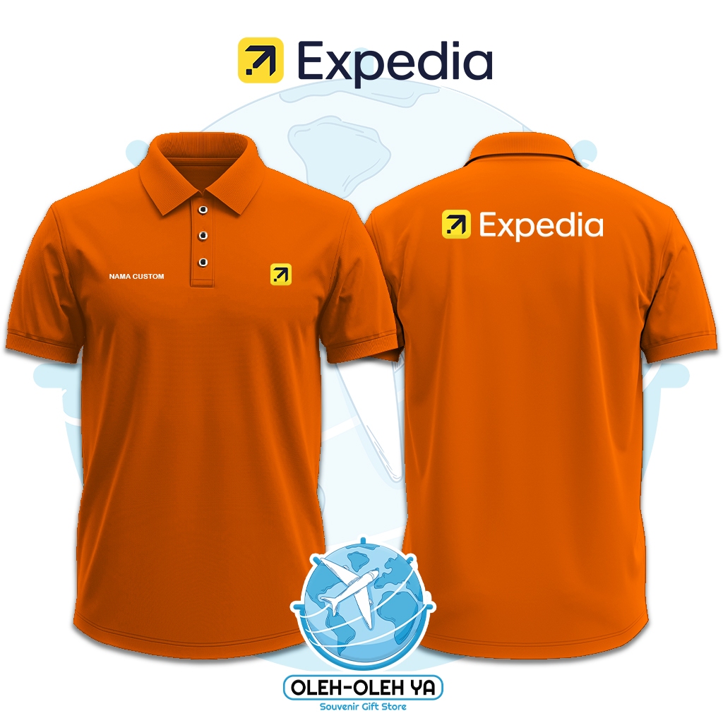 ของที่ระลึก Yes Wangki เสื้อโปโลคอปก Wangki Work Shirt - Expedia Indonesia - DTF เย็บปักถักร้อย Scre