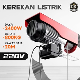 Kerekan Listrik Tali Kawat Dapat Mengangkat 1200kg Angkat 20m Kecil Derek Kerekan Dalam Di Luar Ruangan Derek PA-200 PA-300 PA-500 PA-800 PA-1200