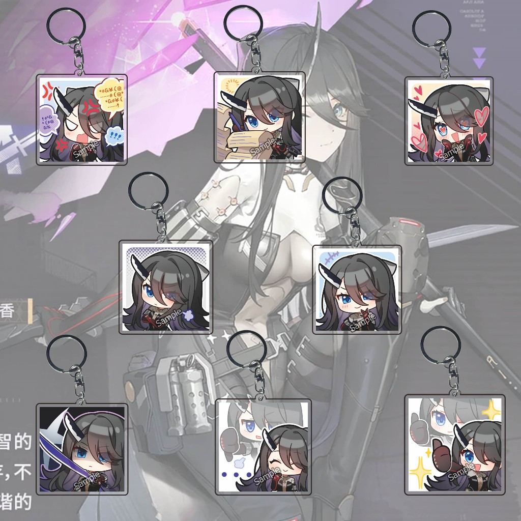 พวงกุญแจ Girls Frontline 2 Exilium Phaetusa- พวงกุญแจ - พวงกุญแจอนิเมะ