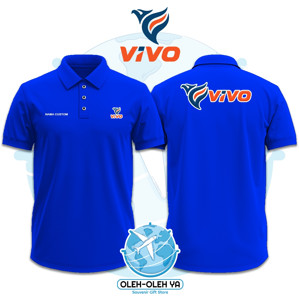 ของที่ระลึก Yes Wangki เสื้อโปโลคอปก Wangki เสื้อทํางาน - Vivo Energy Indonesia Gas Station - DTF กา