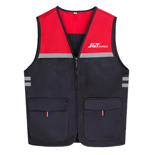 เสื้อกั๊ก JNT express courier ล่าสุด / เสื้อกั๊กผู้ชายแบบกําหนดเอง, เสื้อกั๊ก JNT courier / JNT / เส