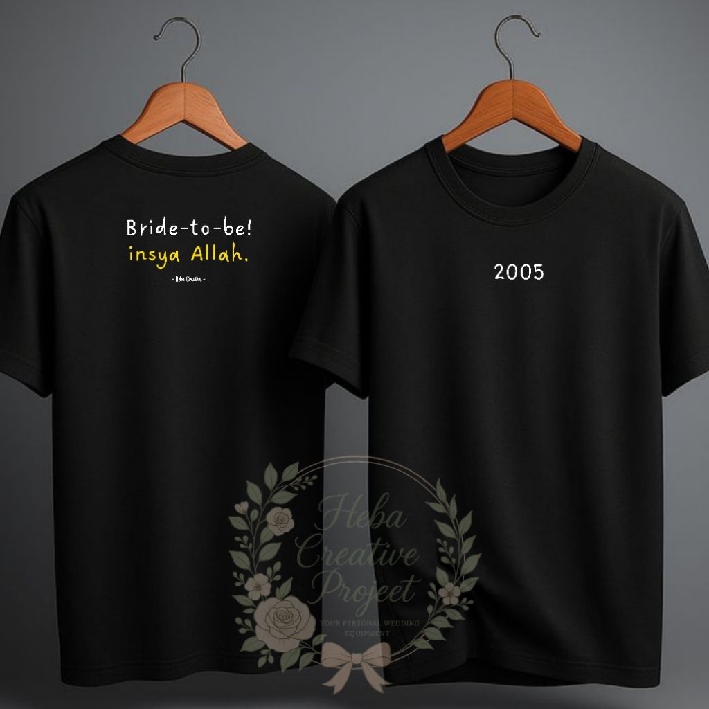 เสื้อยืดสั่งทํา - BRIDE-TO-BE Groom To Be