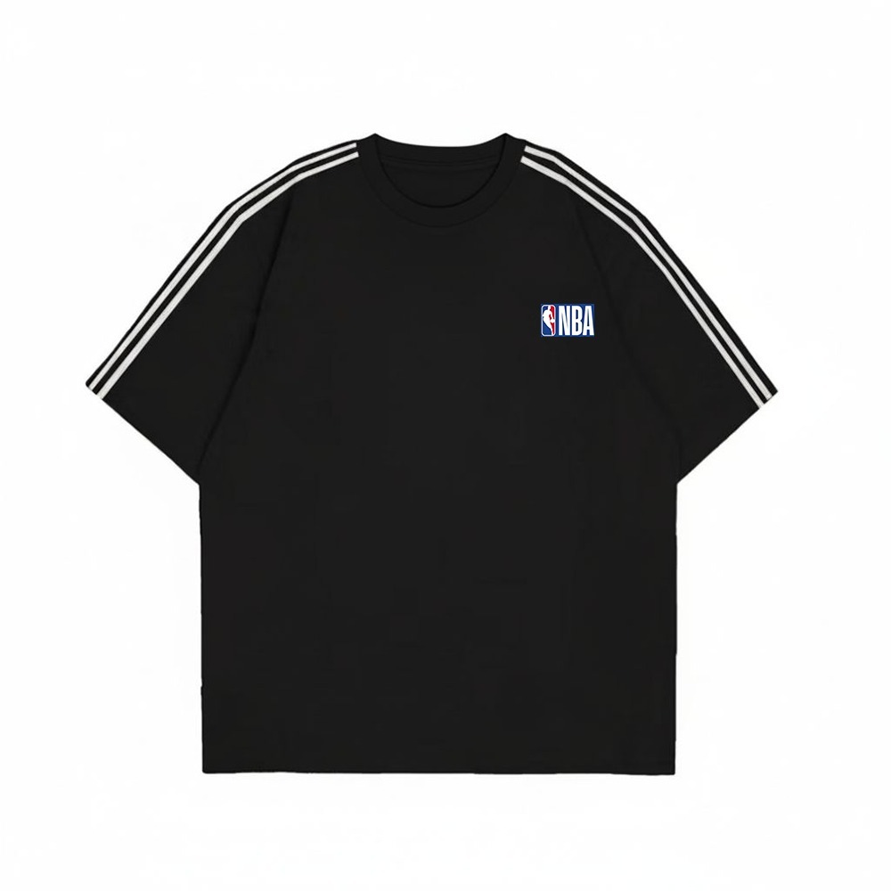 PLATINUM WORLD เสื้อยืด 9X-N-BA Black Stripe คุณภาพระดับพรีเมียมโดย Worthclothing A2