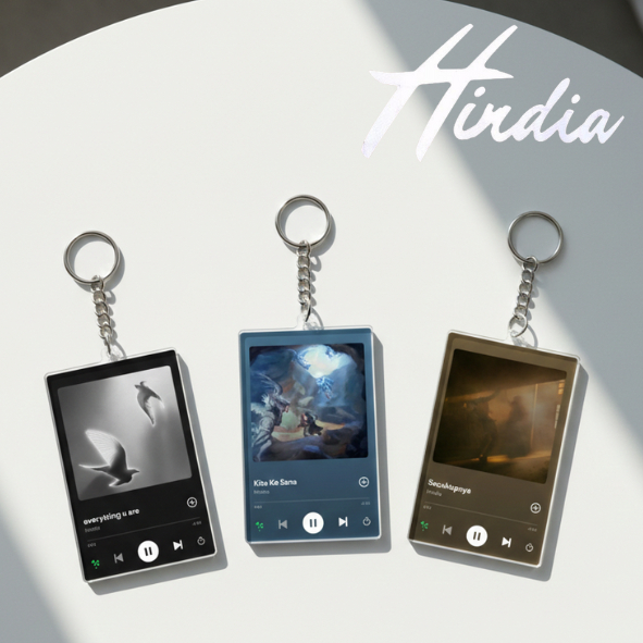 [CUSTOM] สินค้าพวงกุญแจ Hinda Spotify มีจําหน่ายทุกเพลง ขอได้
