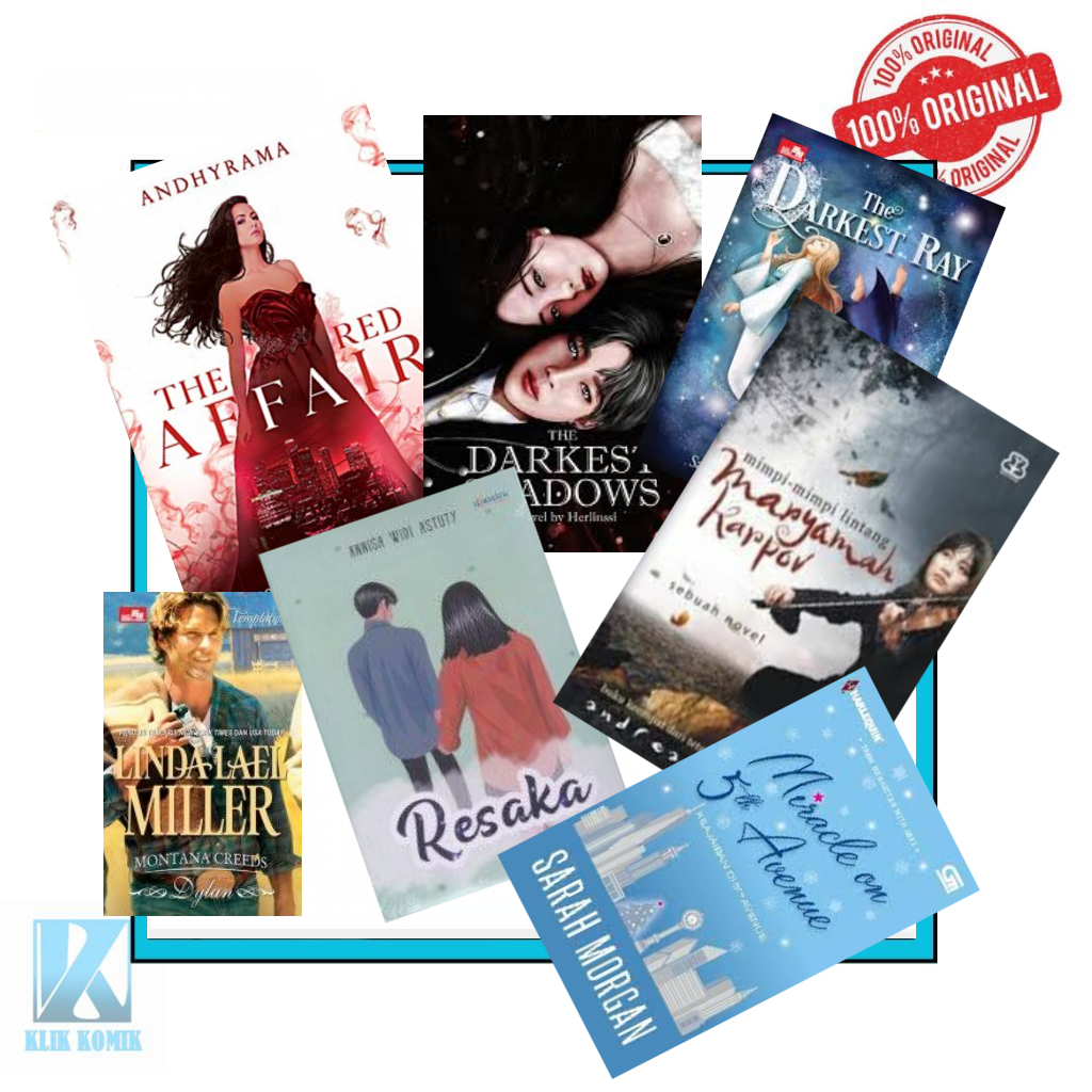 ราคาหนังสือนวนิยายการอ่าน Gramedia/Elex/ETC ดั้งเดิม