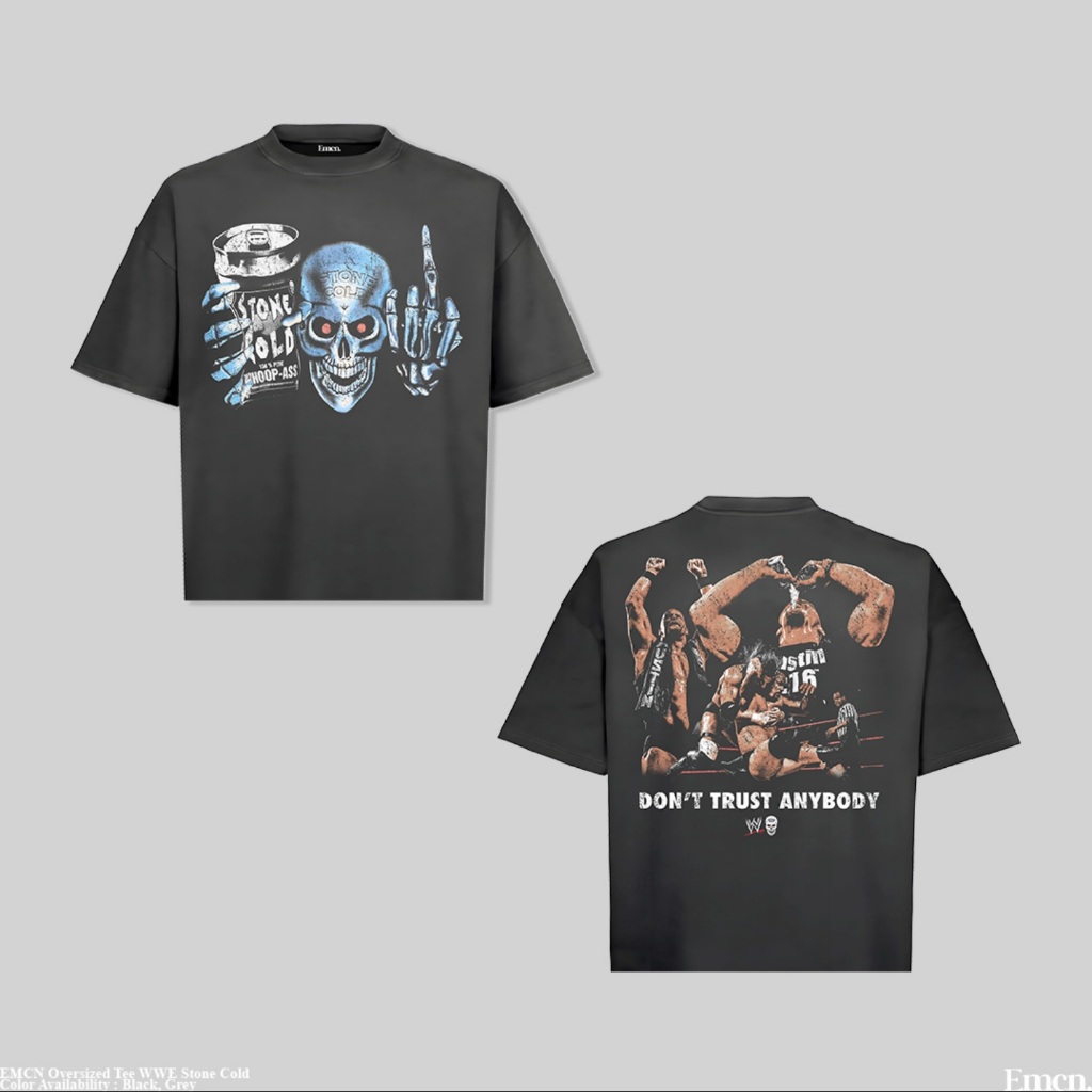 EMCN Oversize Tee Stone Cold