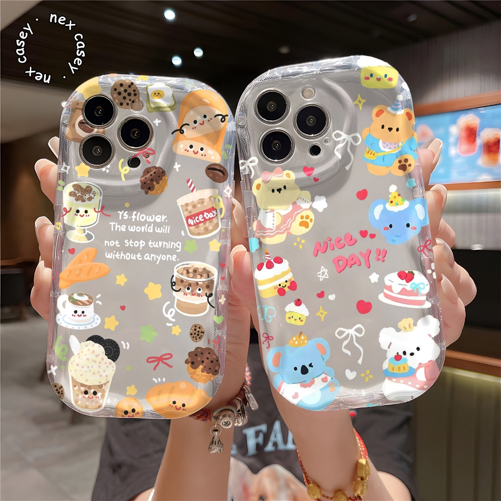 CASE CASING BENING MELTING NICE DAY THE WOLD สําหรับ OPPO A1 A1K A3 A3S A3X A5 2020 2025 A5i A5S A15