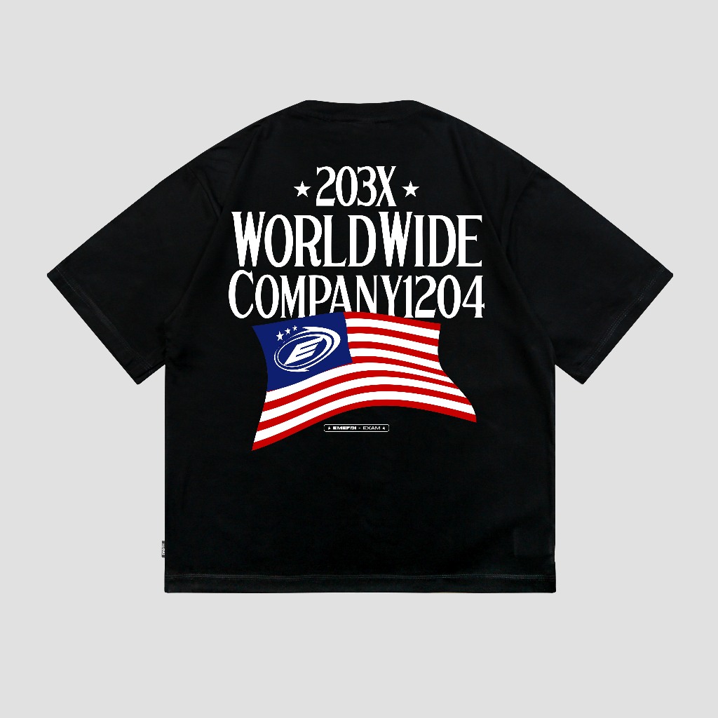 EMEFDI TSHIRT OVERSIZE รหัส STATE BLACK - COTTON OVERSIZE TSHIRT