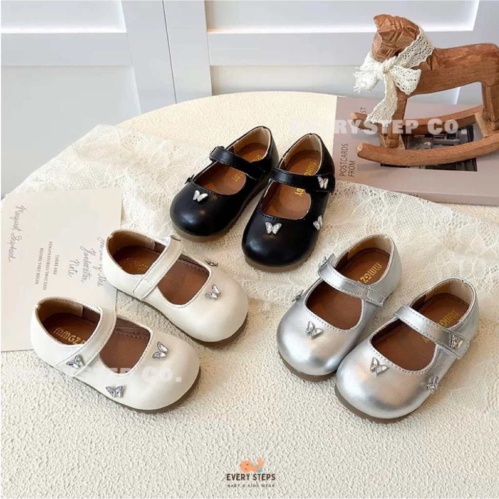Everystep [ขนาด 21-25] GIRLS FLAT SHOES GIRLS FLATSHOES SCHOOL SHOES HOLIDAY SANDALS CNY SHOES PREMI