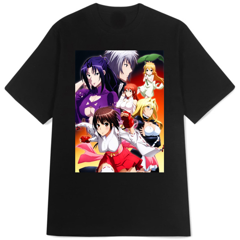 เสื้อยืด Sekirei Manga ผ้าฝ้าย 100% ไซส์ SML XL XXL 3XL 4XL | เสื้อยืดอนิเมะ