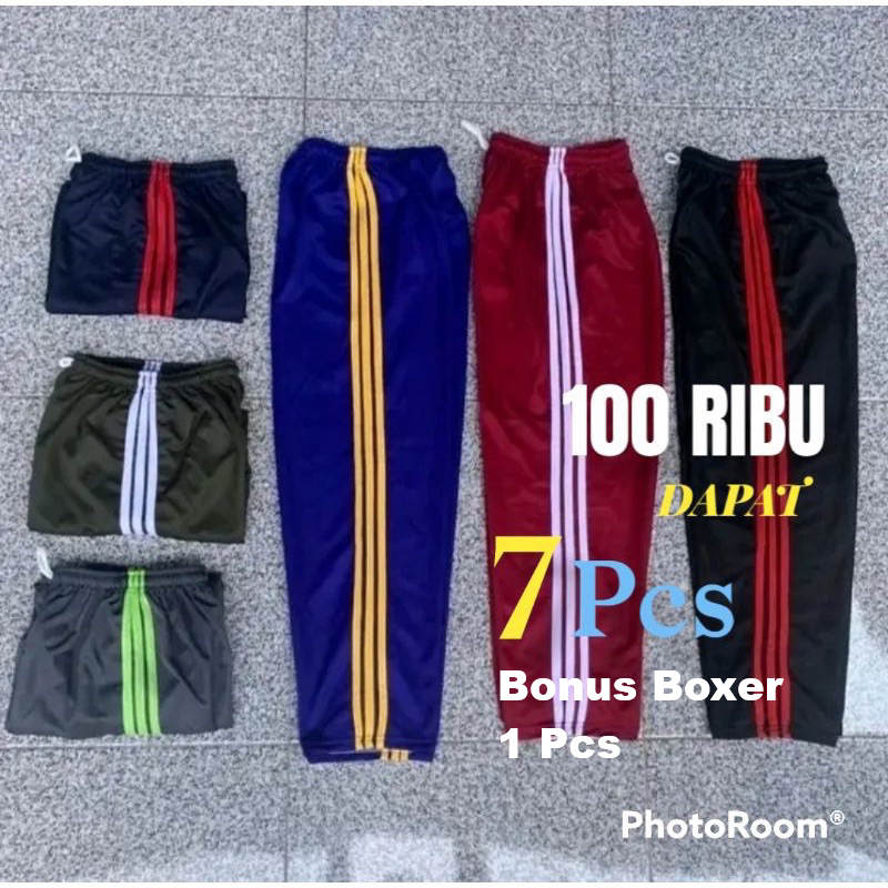 กางเกงเทรนนิ่งสําหรับผู้ชายและผู้หญิง | กางเกงกีฬาผู้ใหญ่ Lotto Premium 100 พัน 7 ชิ้น