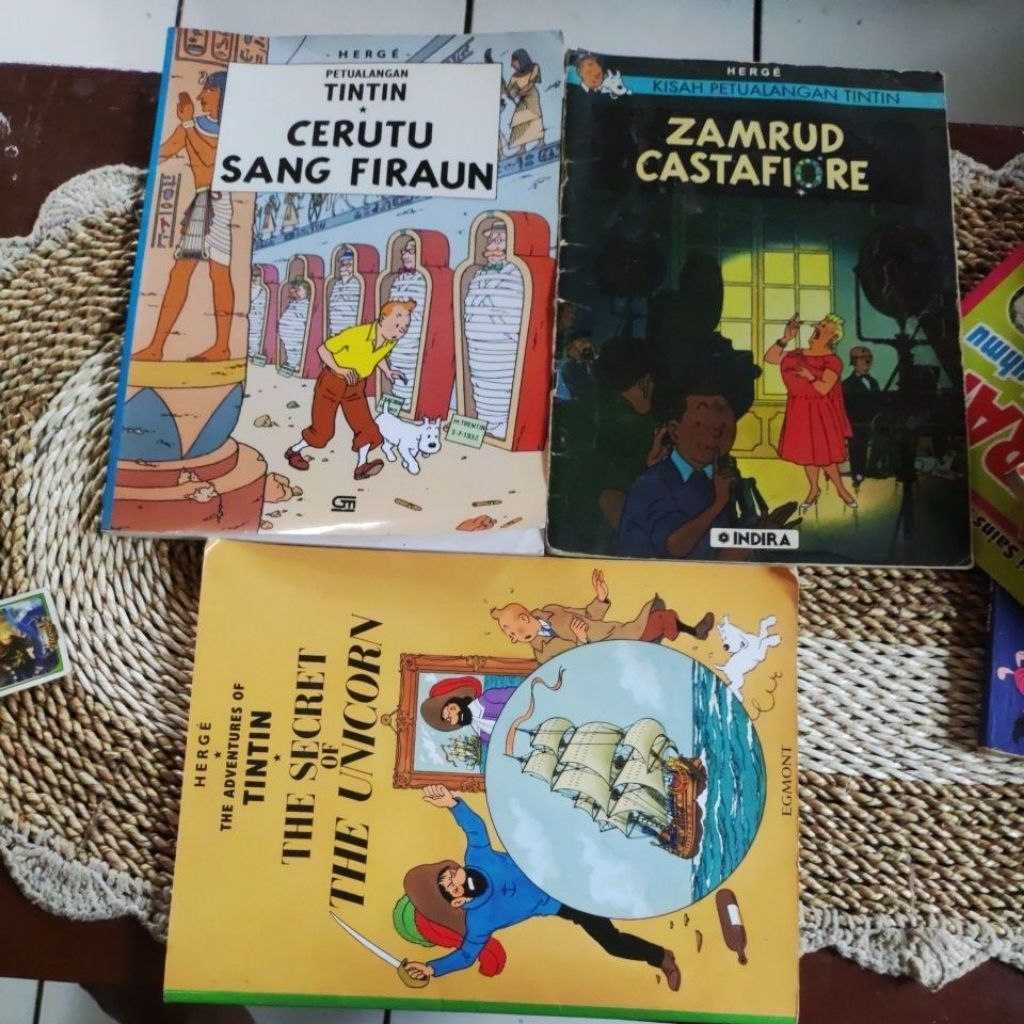 การ์ตูน Tintin Adventure ดั้งเดิม | งานเฮกเซ่ | มือสอง มือสอง | เลือกชื่อเรื่อง
