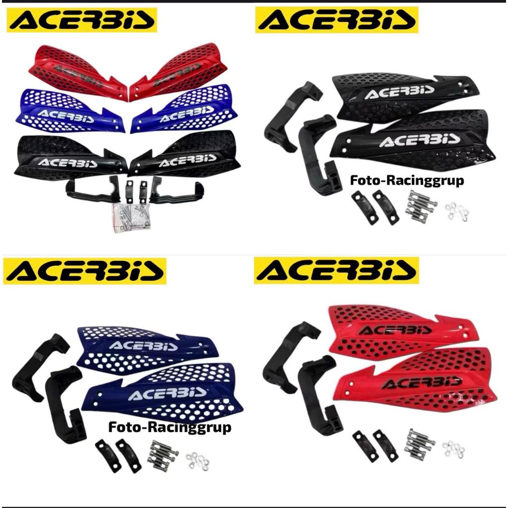 Acerbis ตัวป้องกันแฮนด์รถจักรยานยนต์ KLX CRF WR การ์ดแฮนด์มอเตอร์ไซค์วิบาก KLX CRF WR