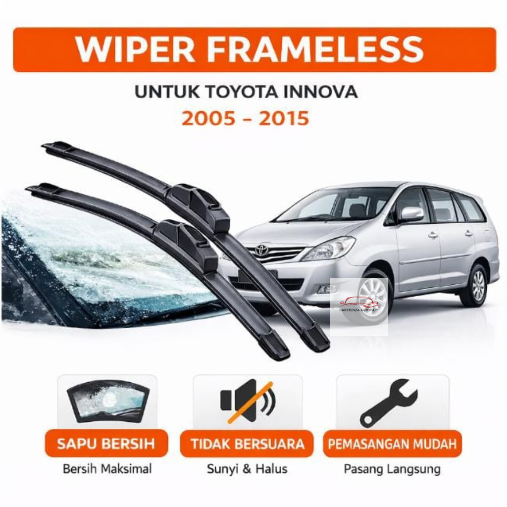 ที่ปัดน้ําฝนไร้กรอบ Innova Wiper Innova 2015 Wiper Innova 2012 Wiper Innova 2010 Wiper Innova 2005 W