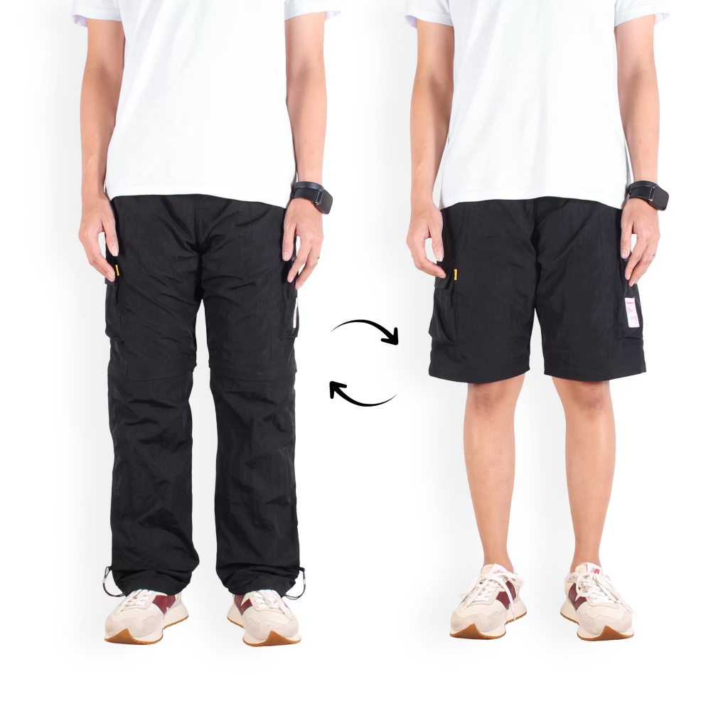 DRELAND 2-WAY CONVERTIBLE CARGO PANTS – ไนลอนน้ําหนักเบา