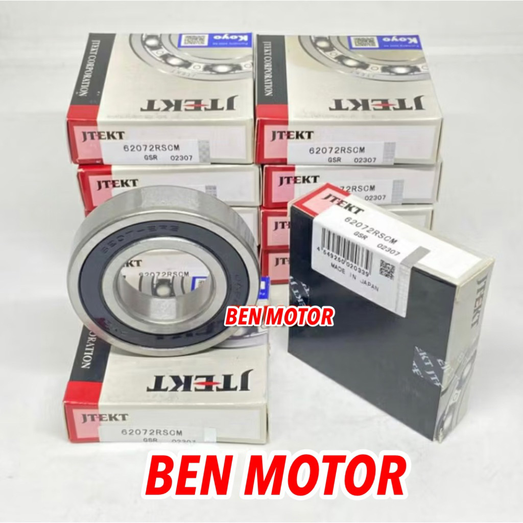 Lahar Bearing 6207 2RS KOYO ORIGINAL - BEN MOTOR