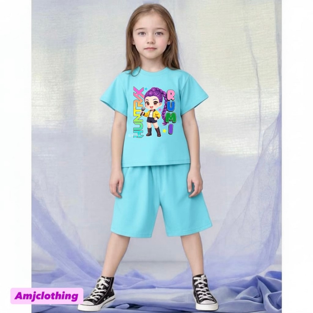 ชุดเสื้อผ้าเด็กผู้หญิง HUNTRIX RUMI เสื้อผ้าเด็กผู้หญิง