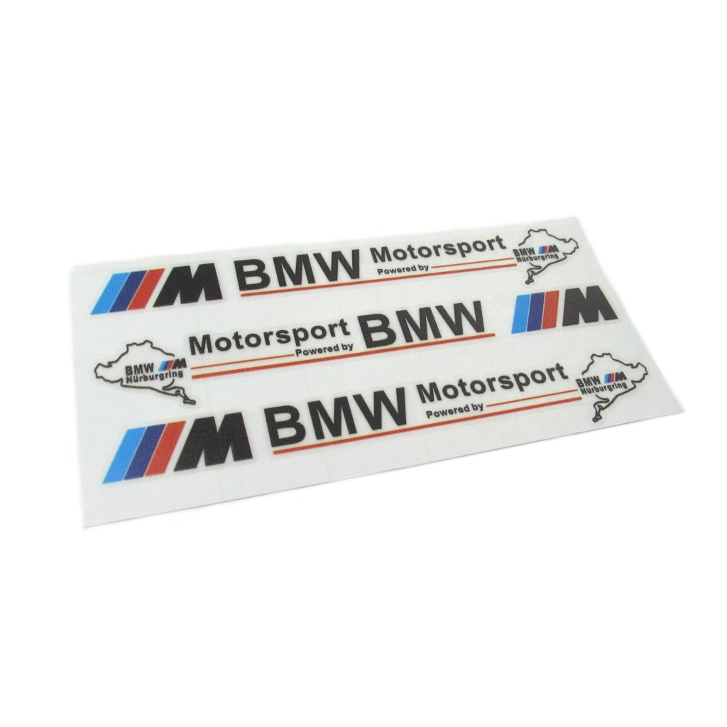 สติ๊กเกอร์ Motorsport M (สีดํา) ขนาด 14.8x1.6ซม