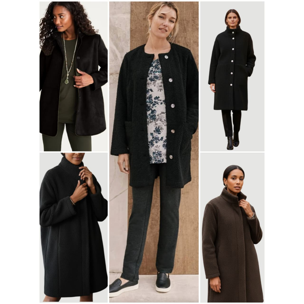 J.Jill Sherpa Teddy Coat Jacket