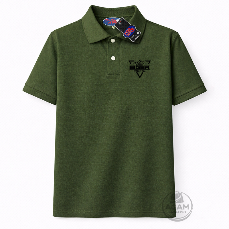 เสื้อโปโลผู้ชาย army Eiggr Gunung Jeans หลากสี S-3XL