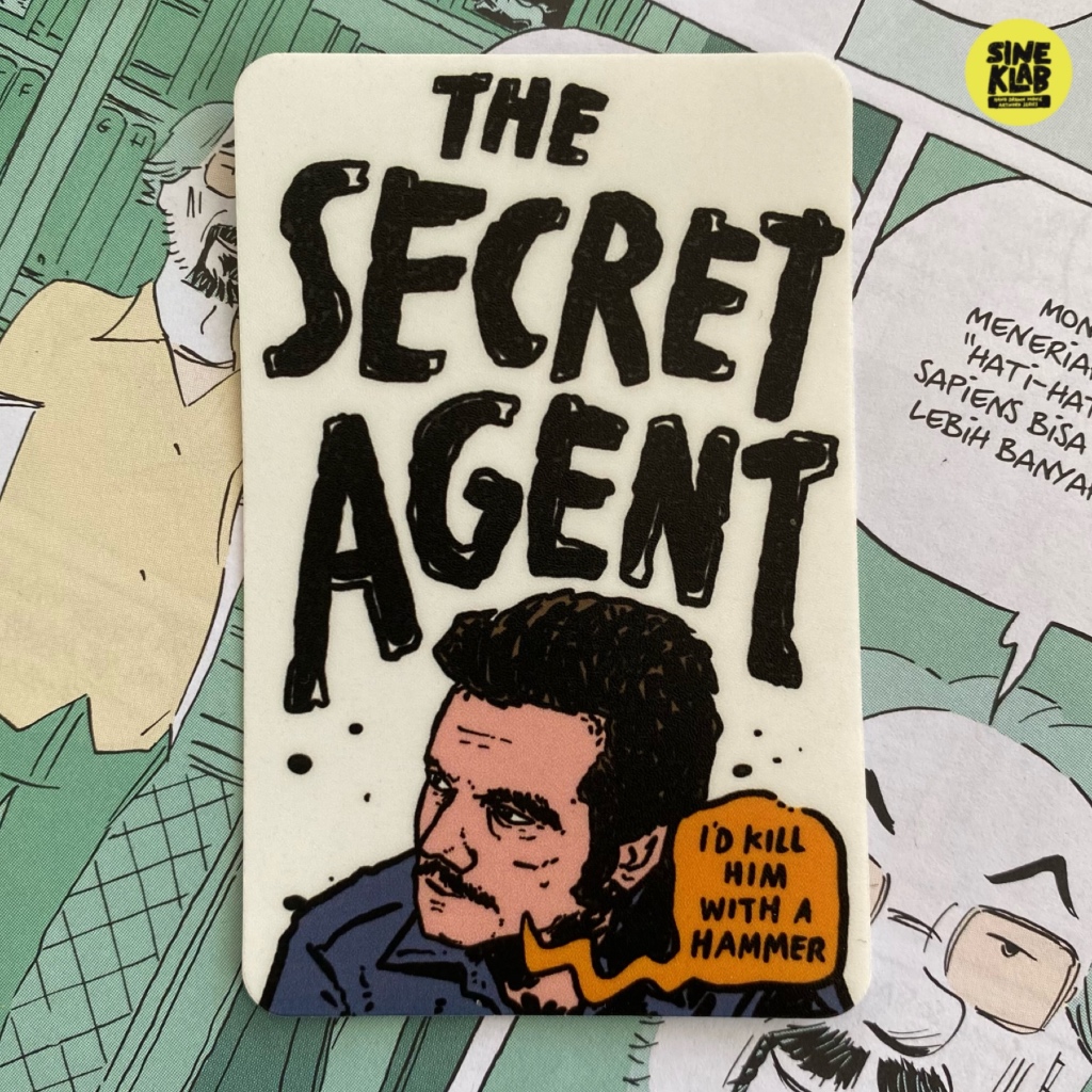 Sineklab - THE SECRET AGENT Sticker - Film / Movie / Cinema / Series / Laptop Sticker Edition