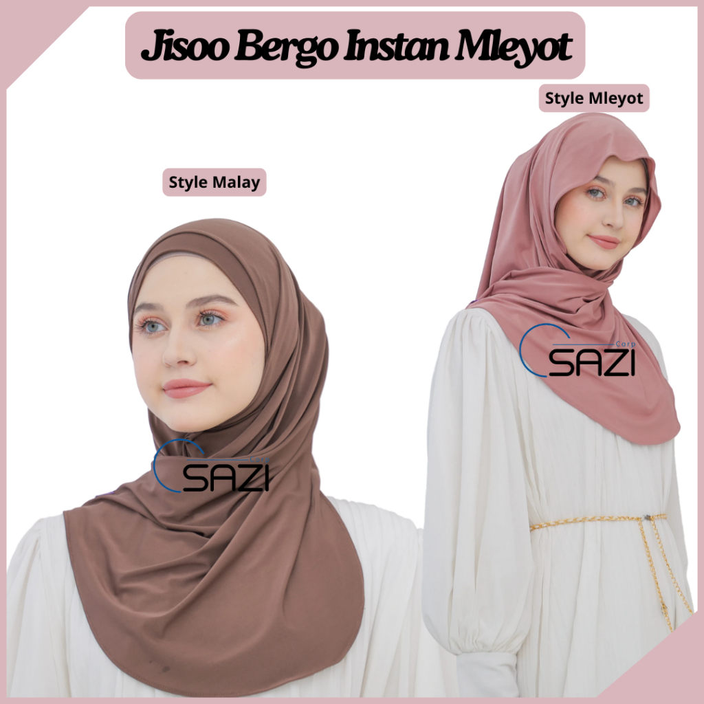 Huma Instant Hijab / Jisoo Mleyot Hijab