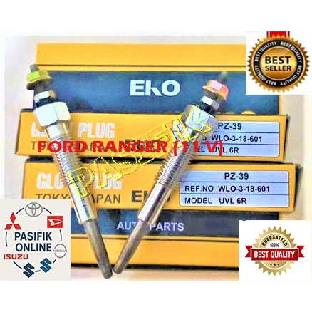 HEATER SPARK PLUG/GLOW PLUG/ FORD RANGER 2500CC-2800CC (11 V) ยี่ห้อ EKO