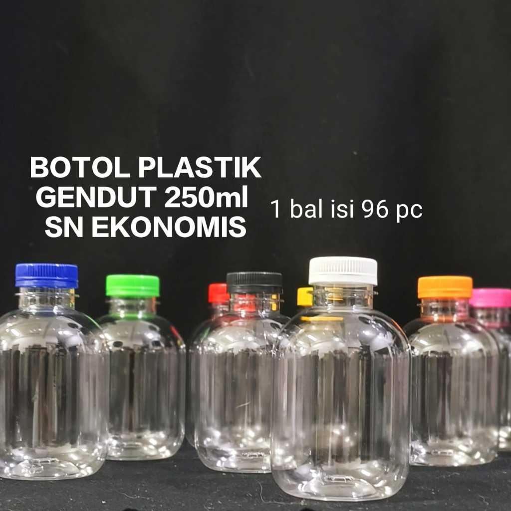 Mnp_FAT ขวดพลาสติก 250ml SN คอสั้น ประหยัด 15 กรัม