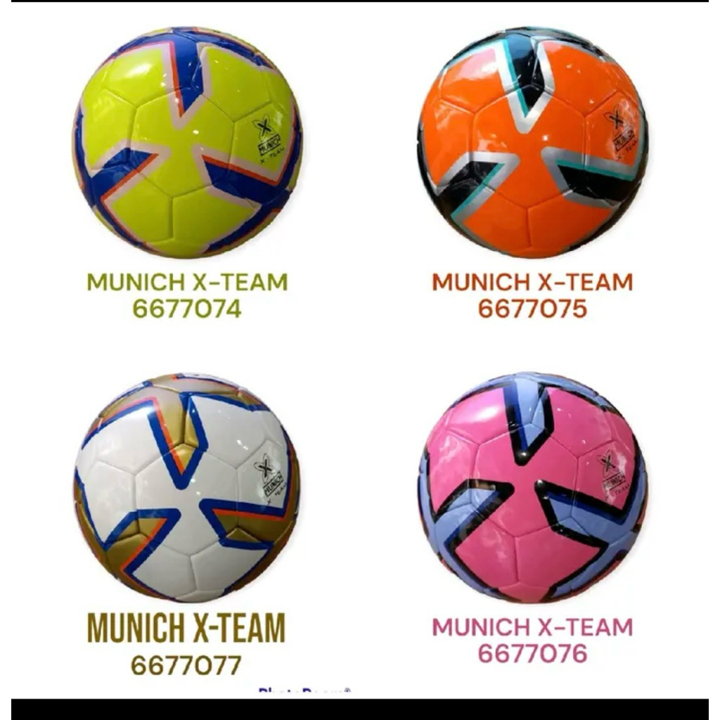 MUNICH X FUTSAL BALL - TEAM / MUNICH X-TEAM SIZE 4 BONUS ORIGINAL NET VALVE