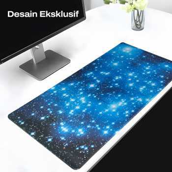 แผ่นรองเมาส์ XL แผ่นรองโต๊ะ Starlight Motif 400x900x2mm เท่มาก