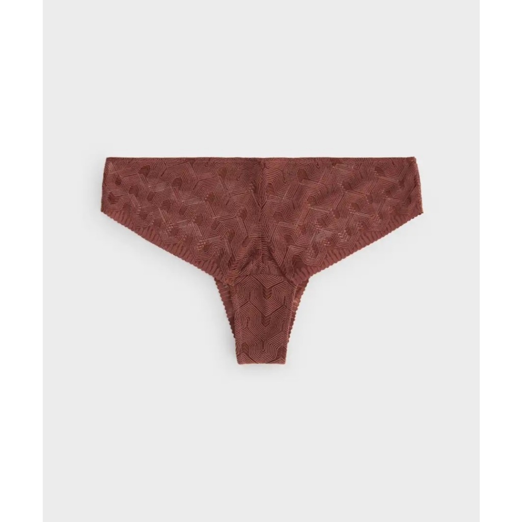 OYSHO BROWN LACE PANTIES