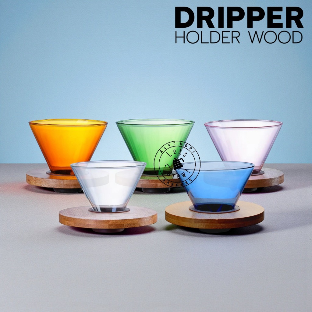 Dripper V60 With Holder wood 01 / Dripper V60 / Coffee Dripper